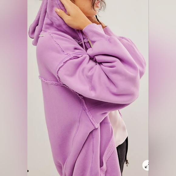 "Hold" We the Free By Your Side Lined Hoodie BubbleTea Small NWT $148 - Picture 6 of 9